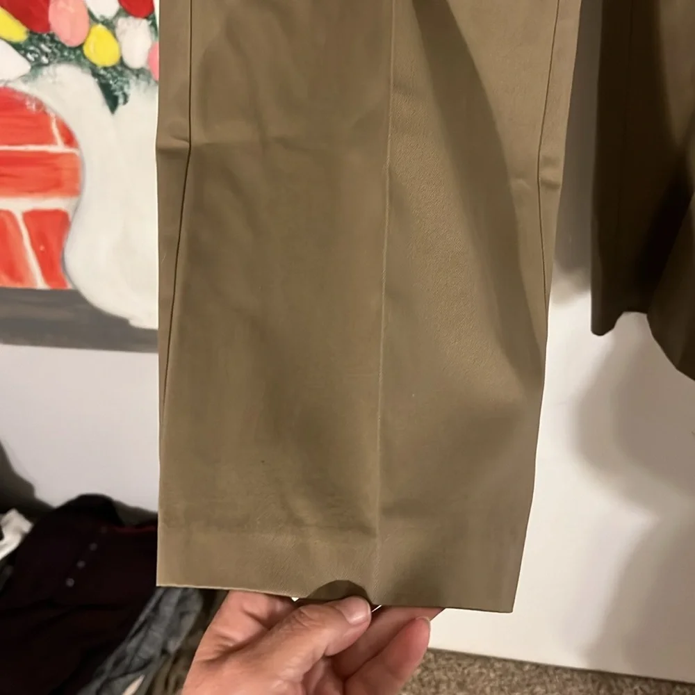 Nordstrom men’s wrinkle free smart care taupe trousers NWT